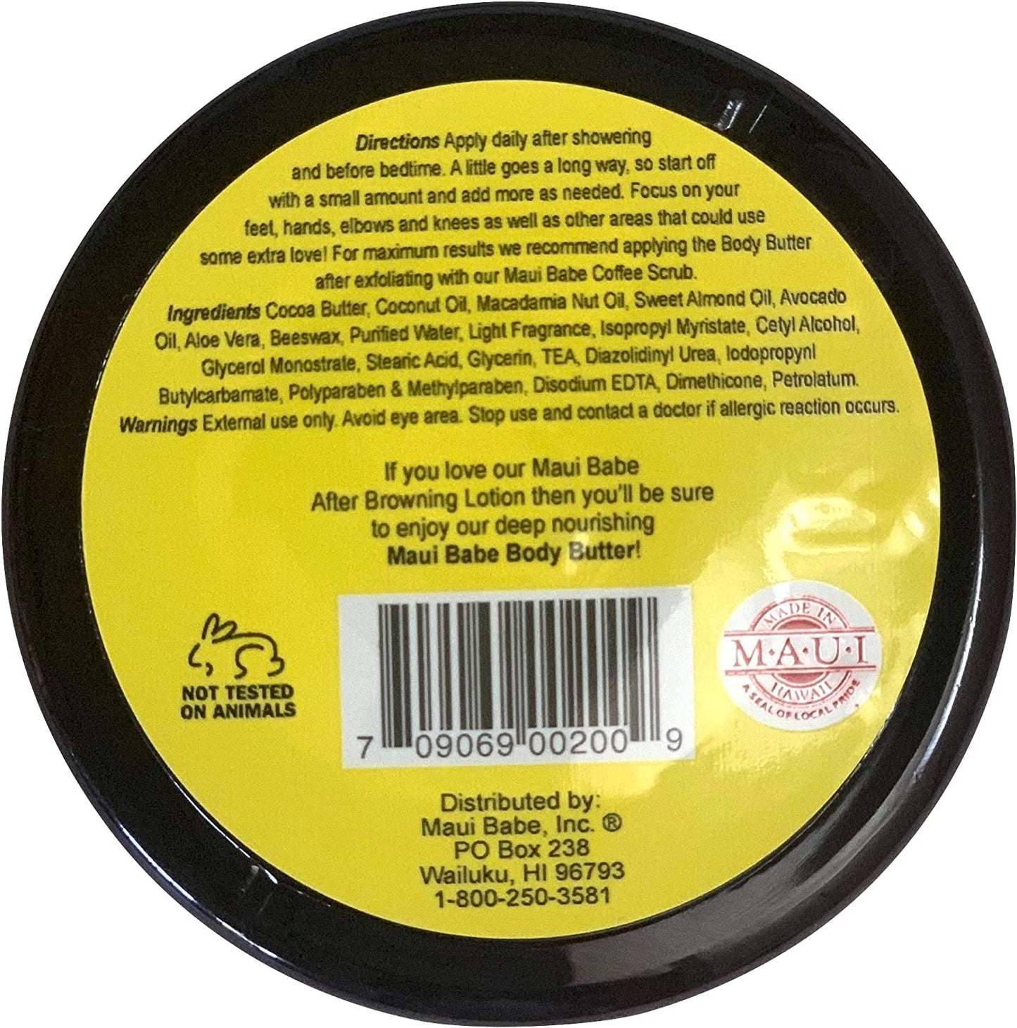 Maui Babe Body Butter 8 oz