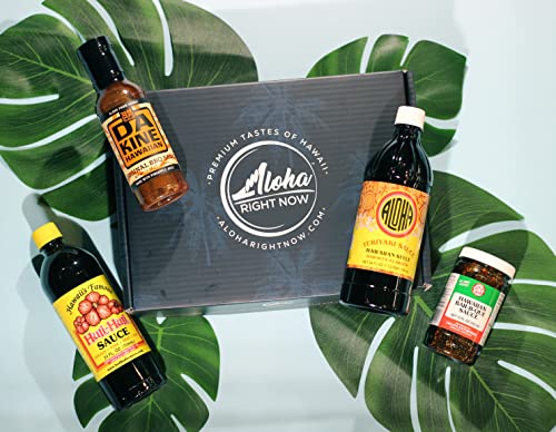 Aloha Right Now Hawaiian BBQ Sauce Sampler Box