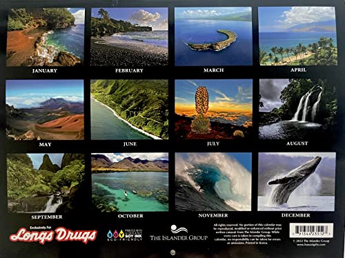 Long's 2023 Maui the Valley Isle Hawaiian Twelve Month Calendar
