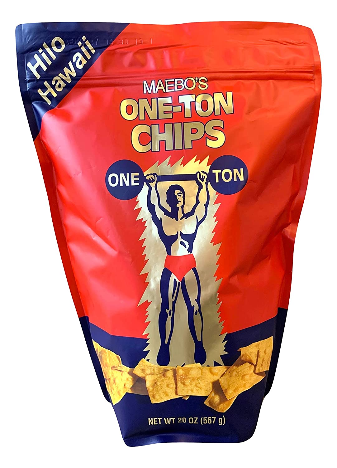 ONE-TON Chips, Large bag - 20 ounce (567g)