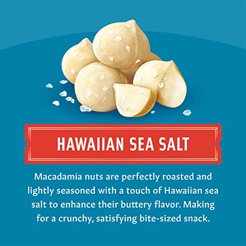 Mauna Loa Premium Hawaiian Roasted Macadamia Nuts, Hawaiian Sea Salt Flavor, 25 Oz Bag (Pack of 1)
