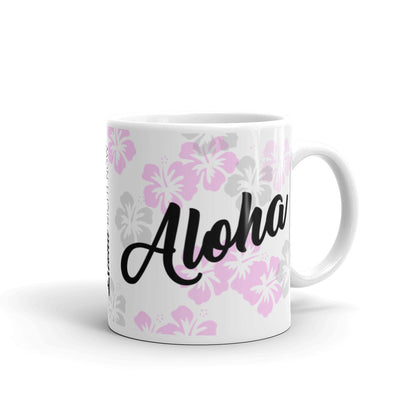 Aloha Pink Hibiscus Mug